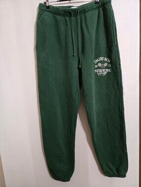 Dairy Boy Green Jogger Sweatpants - Women's Comfort Track Pants